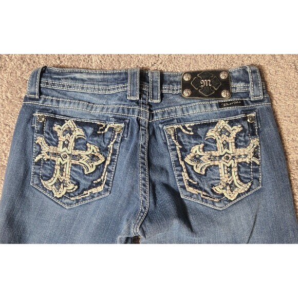 Miss Me Bootcut Jeans Low Rise size 29 Tall - Picture 5 of 8